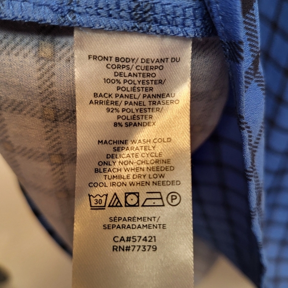 Ann Taylor Women's Blue Sleeveless Blouse - Size XS - Picture 4 of 4